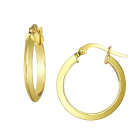 Χρυσά Σκουλαρίκια Κρίκοι Κ9 SKU-76988