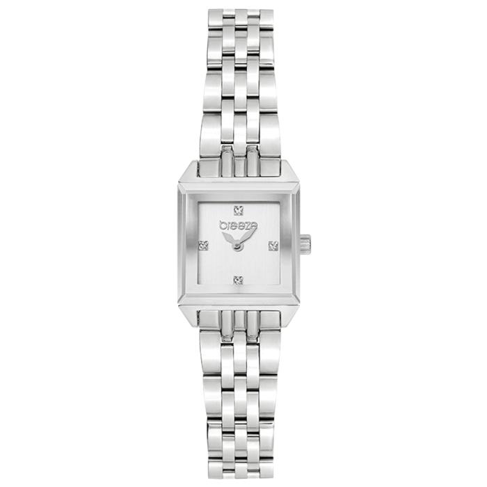 Γυναικείο Ρολόι BREEZE Impress Swarovski με Ασημί Καντράν | 612531.1 SKU-77690