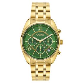 Γυναικείο Ρολόι BREEZE Poshius Swarovski με Πράσινο Καντράν | 212521.3 SKU-77642
