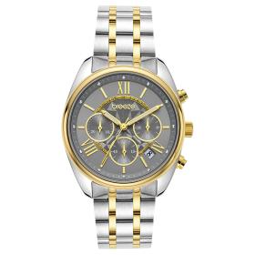 Γυναικείο Ρολόι BREEZE Poshius Swarovski με Γκρί Καντράν | 712521.7 SKU-77646