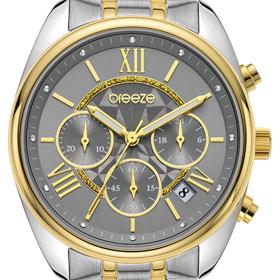 Γυναικείο Ρολόι BREEZE Poshius Swarovski με Γκρί Καντράν | 712521.7 SKU-77646