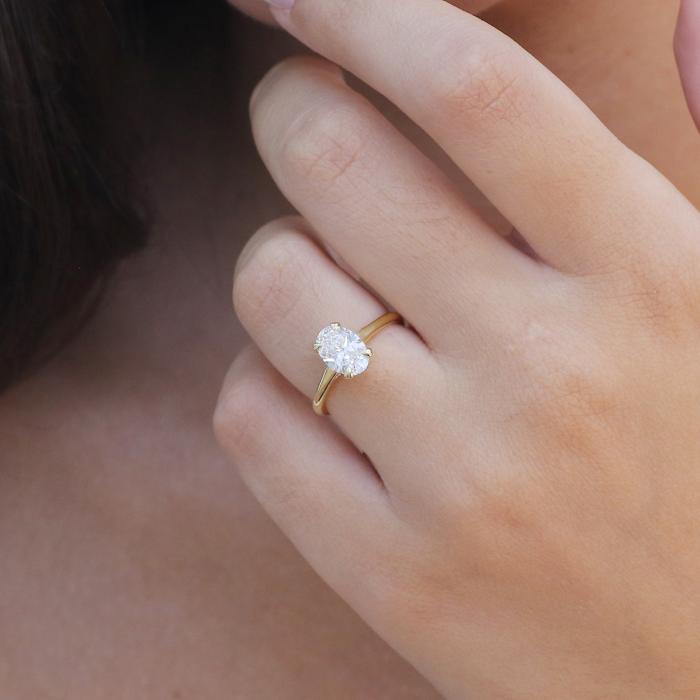 Δαχτυλίδι με Lab Grown Diamond Χρυσός Κ18 SKU-77437
