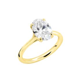Δαχτυλίδι με Lab Grown Diamond Χρυσός Κ18 SKU-77437