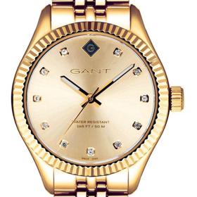 Γυναικείο Ρολόι GANT Sussex Stones με Χρυσό Καντράν | G136026 SKU-77956
