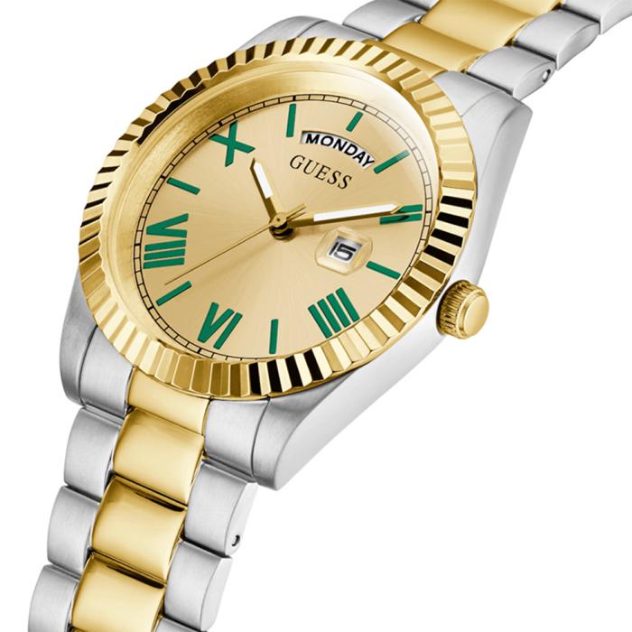 Γυναικείο Ρολόι GUESS Connoisseur με Χρυσό Καντράν | gw0265g14 SKU-77264