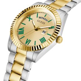Γυναικείο Ρολόι GUESS Connoisseur με Χρυσό Καντράν | gw0265g14 SKU-77264