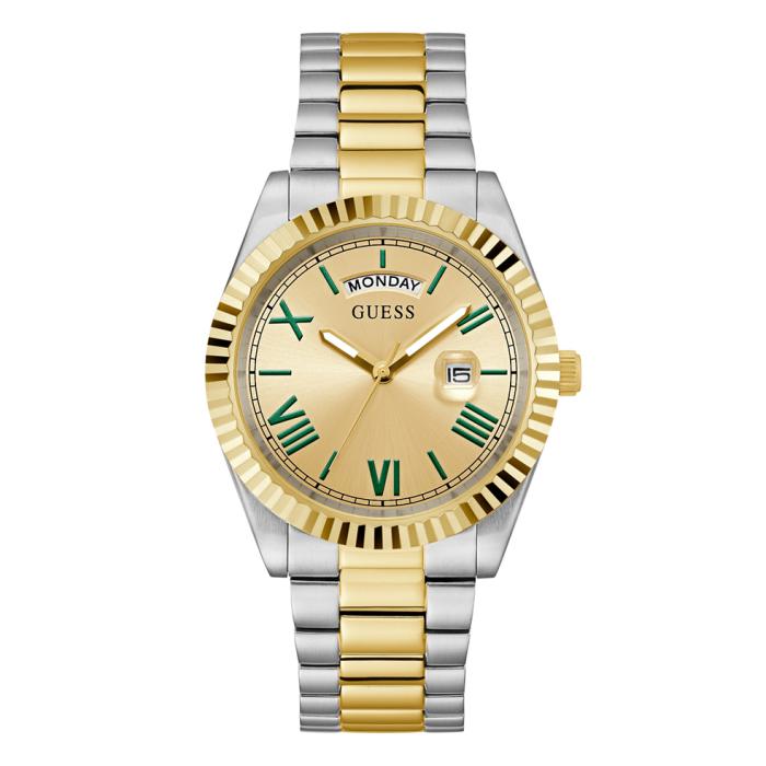 Γυναικείο Ρολόι GUESS Connoisseur με Χρυσό Καντράν | gw0265g14 SKU-77264