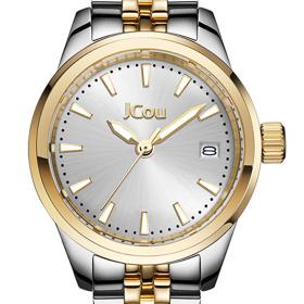 Γυναικείο Ρολόι JCOU Aurora με Ασημί Καντράν | JU19079-2 SKU-77326
