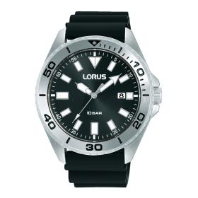 Ανδρικό Ρολόι LORUS Sports με Μαύρο Καντράν & Μαύρο Λουράκι | RXH55KX9 SKU-77934