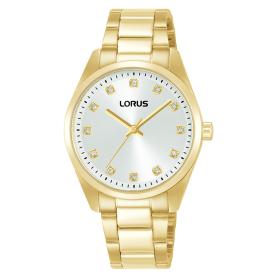 Γυναικείο Ρολόι LORUS με Λευκό Καντράν & Χρυσό Μπρασελέ | RG328XX9 SKU-77947