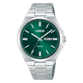 Ανδρικό Ρολόι LORUS Sports, Πράσινο Καντράν & Ασημί Μπρασελέ | RH395AX9F SKU-77957