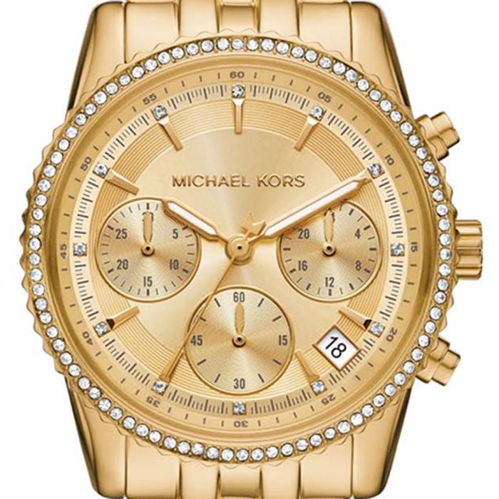 Γυναικείο Ρολόι MICHAEL KORS Ritz με Χρυσό Καντράν | MK7530 SKU-77978