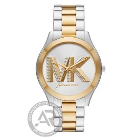 Γυναικείο Ρολόι MICHAEL KORS Slim Runway με Δίχρωμο Μπρασελέ | MK4735 SKU-77981