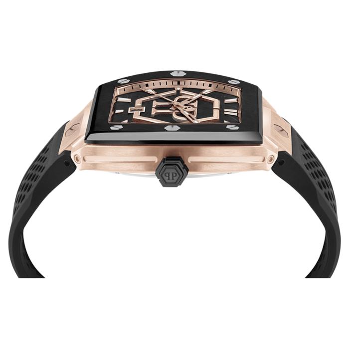 Ανδρικό Ρολόι PHILIPP PLEIN Hexagon Phantom με Μαύρο Καντράν | PWPUA0124 SKU-77748