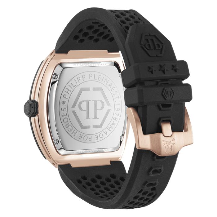 Ανδρικό Ρολόι PHILIPP PLEIN Hexagon Phantom με Μαύρο Καντράν | PWPUA0124 SKU-77748
