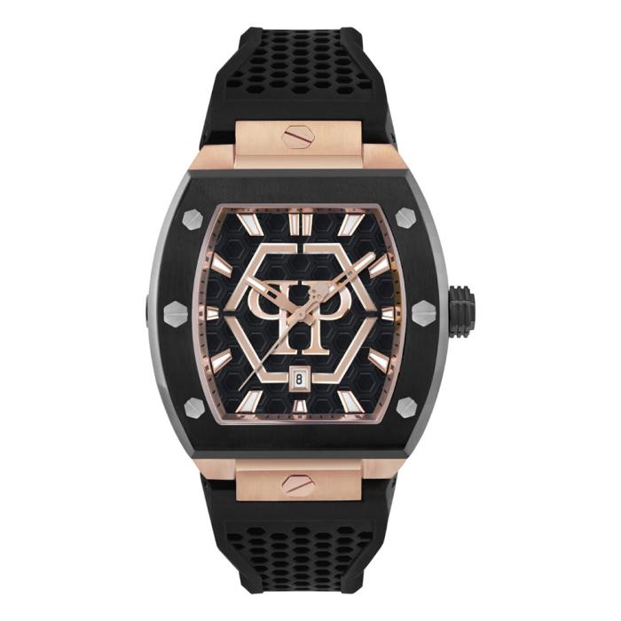 Ανδρικό Ρολόι PHILIPP PLEIN Hexagon Phantom με Μαύρο Καντράν | PWPUA0124 SKU-77748