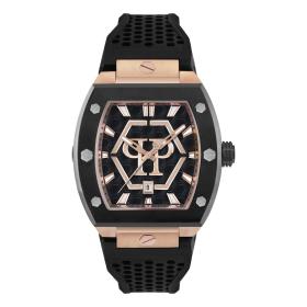 Ανδρικό Ρολόι PHILIPP PLEIN Hexagon Phantom με Μαύρο Καντράν | PWPUA0124 SKU-77748