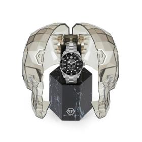 Ανδρικό Ρολόι PHILIPP PLEIN The Skull Diver με Μαύρο Καντράν | PWOAA0522 SKU-77746
