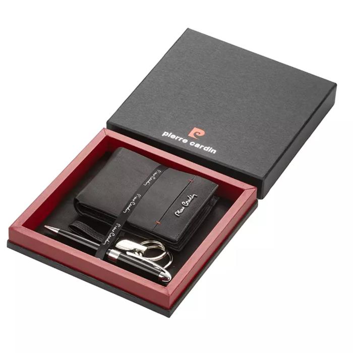 PIERRE CARDIN Σετ Δώρου Πορτοφόλι, Κλειδοθήκη και Στυλό | PCS-0604 SKU-77359