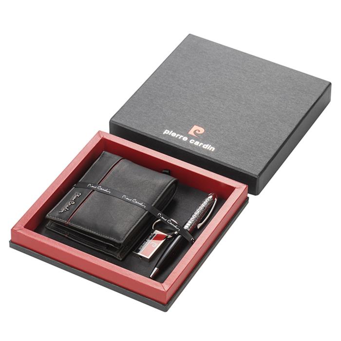 PIERRE CARDIN Σετ Δώρου Πορτοφόλι, Κλειδοθήκη και Στυλό | PCS-0602 SKU-77377