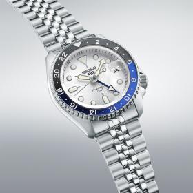 Ανδρικό Ρολόι SEIKO 5 Sports Αυτόματο με Ασημί Καντράν | SSK033K1 SKU-77986
