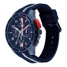 Ανδρικό Ρολόι TOMMY HILFIGER Bank με Μπλέ Καντράν | 1792169 SKU-77330