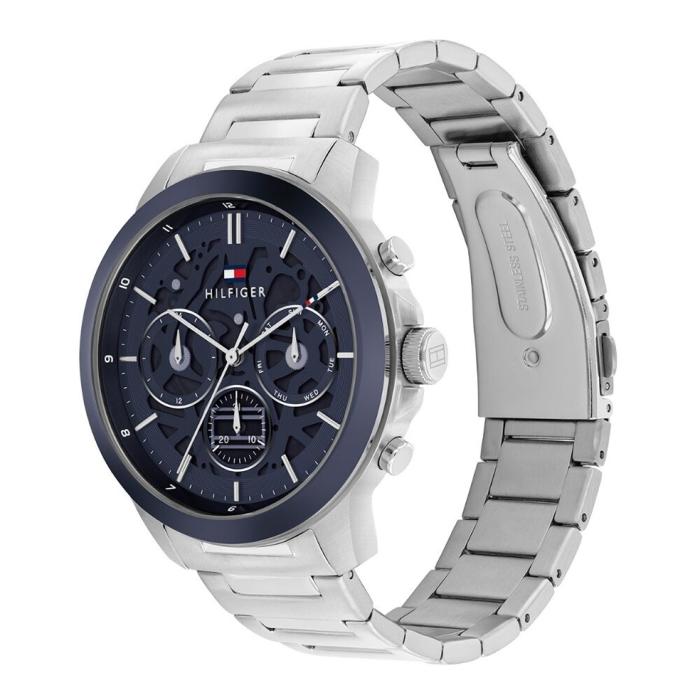 Ανδρικό Ρολόι TOMMY HILFIGER με Μπλέ Καντράν | 1710684 SKU-77333
