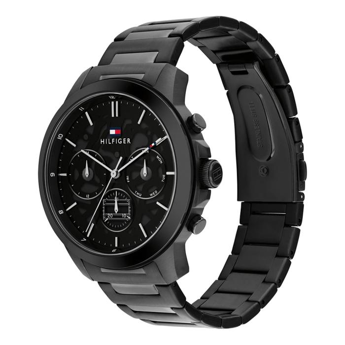 Ανδρικό Ρολόι TOMMY HILFIGER Henry με Μαύρο Καντράν | 1710685 SKU-77336