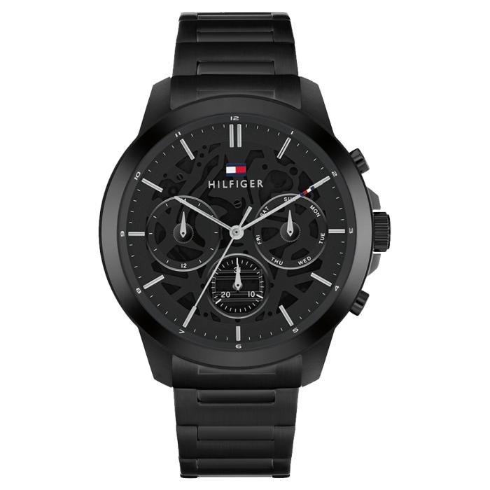Ανδρικό Ρολόι TOMMY HILFIGER Henry με Μαύρο Καντράν | 1710685 SKU-77336