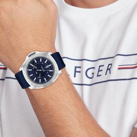 Ανδρικό Ρολόι TOMMY HILFIGER Windsurf με Μπλε Καντράν | 1792134 SKU-77338