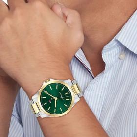 Ανδρικό Ρολόι TOMMY HILFIGER Bruce με Πράσινο Καντράν | 1792192 SKU-77339
