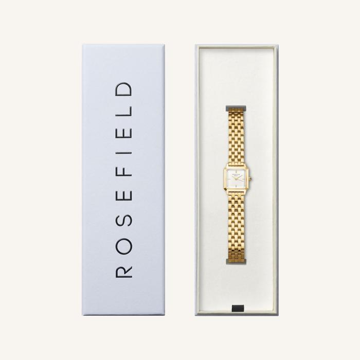 Γυναικείο Ρολόι ROSEFIELD Boxelle με Λευκό Καντράν | BWGSG-B01 SKU-77513