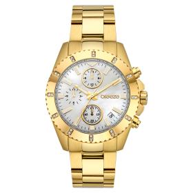 Γυναικείο Ρολόι BREEZE Obsession Swarovski με Χρυσό Μπρασελέ | 212461.1 SKU-77520