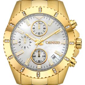 Γυναικείο Ρολόι BREEZE Obsession Swarovski με Χρυσό Μπρασελέ | 212461.1 SKU-77520