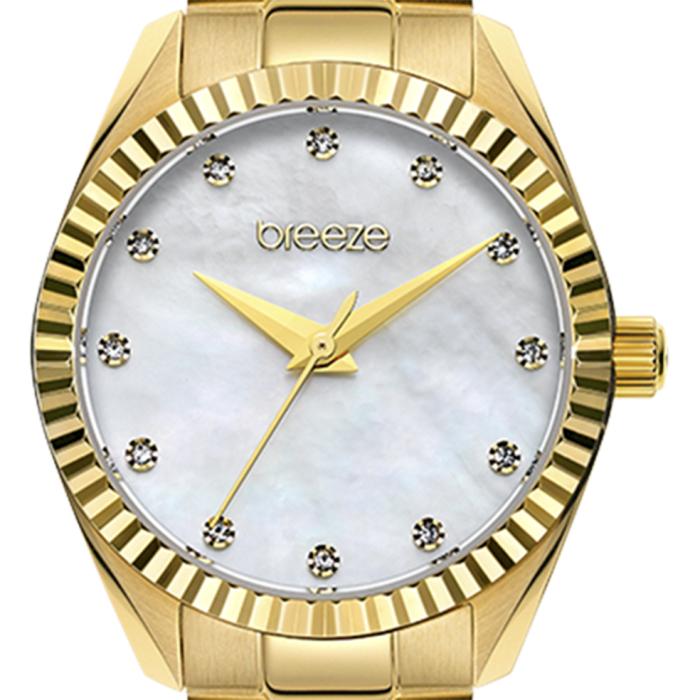 Γυναικείο Ρολόι BREEZE Estee Swarovski με Χρυσό Μπρασελέ | 212541.1 SKU-77533