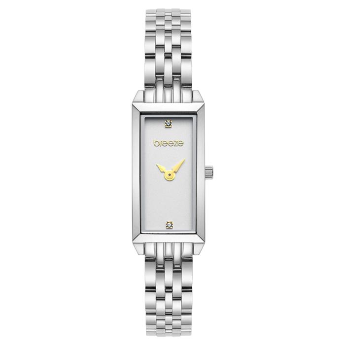 Γυναικείο Ρολόι BREEZE Edge με Ασημί Καντράν | 612551.1 SKU-77536