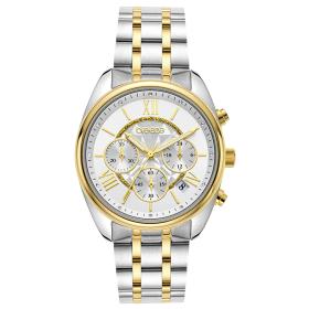 Γυναικείο Ρολόι BREEZE Poshius Swarovski με Δίχρωμο Μπρασελέ | 712521.1 SKU-77537