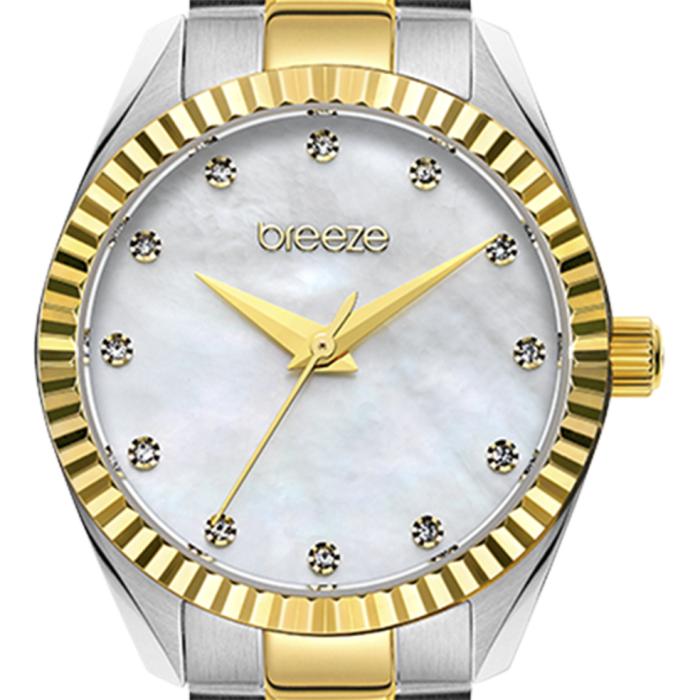 Γυναικείο Ρολόι BREEZE Estee Swarovski με Φίλντισι Καντράν | 712541.2 SKU-77538