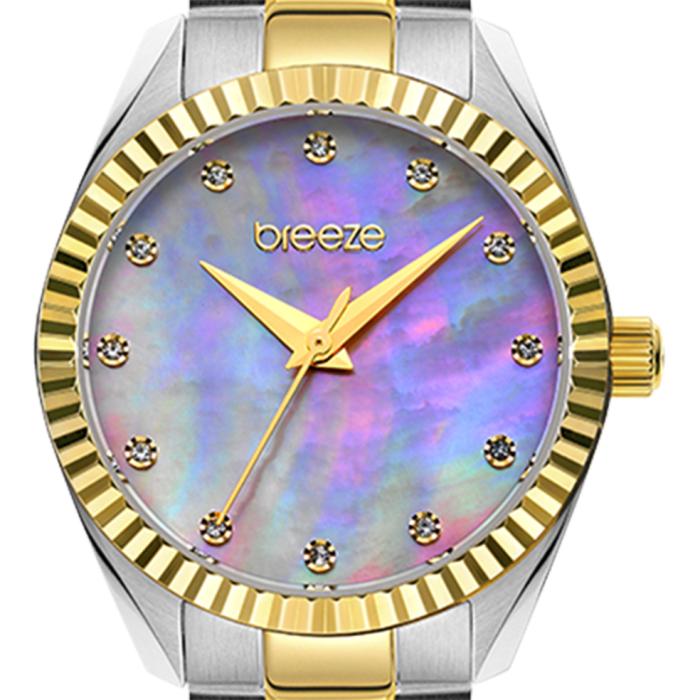 Γυναικείο Ρολόι BREEZE Estee Swarovski με Φίλντισι Καντράν | 712541.5 SKU-77539
