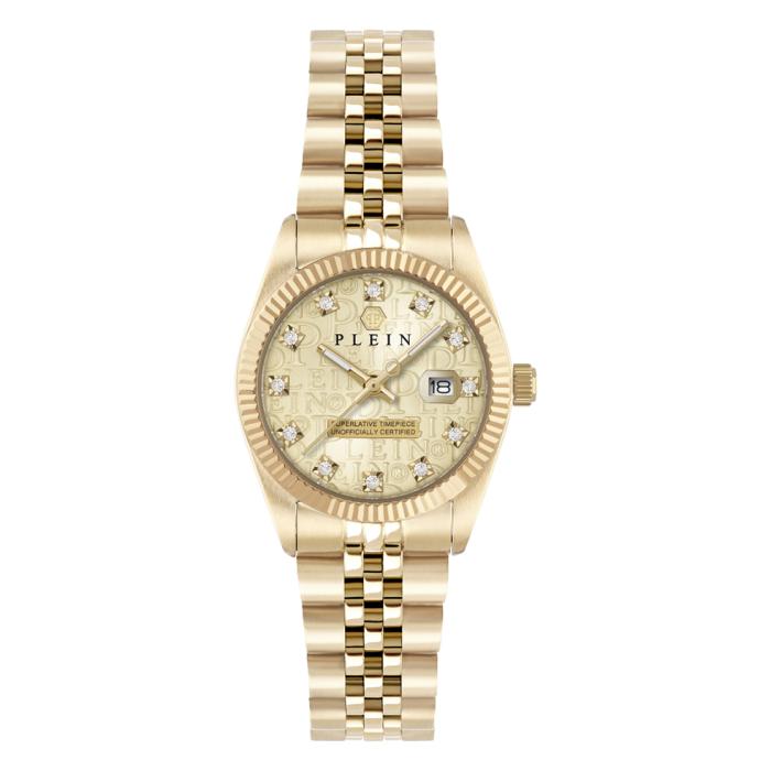 Γυναικείο Ρολόι PHILIPP PLEIN Superlative με Χρυσό Καντράν | PWNFA0525 SKU-77731