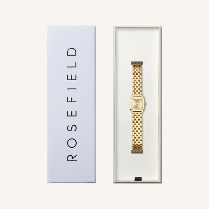 Γυναικείο Ρολόι ROSEFIELD Boxelle με Χρυσό Καντράν | BCGSG-B04 SKU-77860