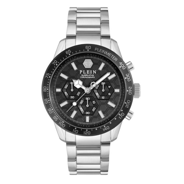 Ανδρικό Ρολόι PHILIPP PLEIN Pleinmeter με Μαύρο Καντράν | PWPYA0424 SKU-77727