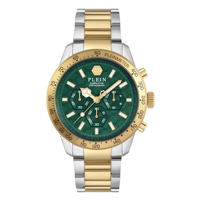 Ανδρικό Ρολόι PHILIPP PLEIN Pleinmeter με Πράσινο Καντράν | PWPYA0524 SKU-77728