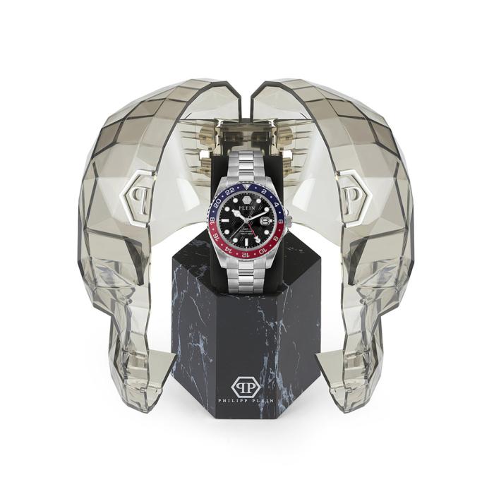 Ανδρικό Ρολόι PHILIPP PLEIN GMT-I Challenger, Μαύρο Καντράν | PWYBA0223 SKU-77740