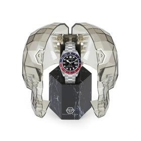 Ανδρικό Ρολόι PHILIPP PLEIN GMT-I Challenger, Μαύρο Καντράν | PWYBA0223 SKU-77740