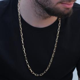 Ανδρική Αλυσίδα Χειροποίητη Χρυσός Κ14 SKU-78804