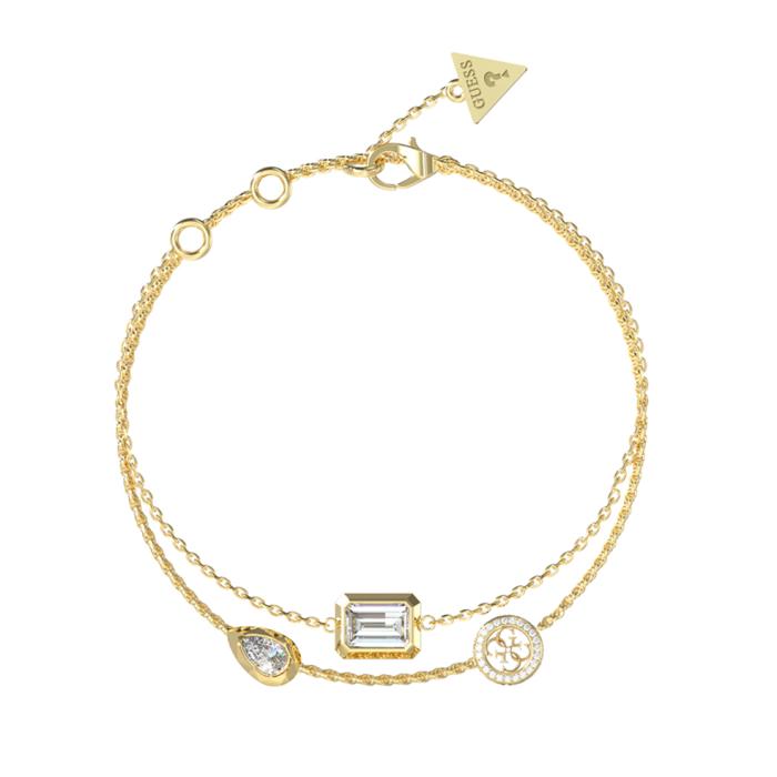 Βραχιόλι Guess 4G Light Ανοξείδωτο Ατσάλι & Ζιργκόν | JUBB05237JWYGL SKU-78330