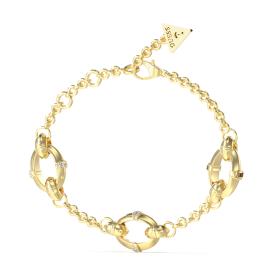 Γυναικείο Βραχιόλι Guess Bamboo Ανοξείδωτο Ατσάλι & Ζιργκόν | JUBB05168JWYGL SKU-78334