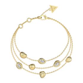 Γυναικείο Βραχιόλι Guess Panarea Ανοξείδωτο Ατσάλι & Ζιργκόν | JUBB05176JWYGL SKU-78335