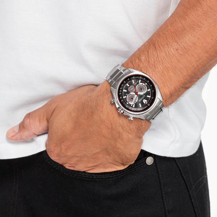 Ανδρικό Ρολόι CITIZEN Eco-Drive με Μαύρο Καντράν | CA4561-89E SKU-78983